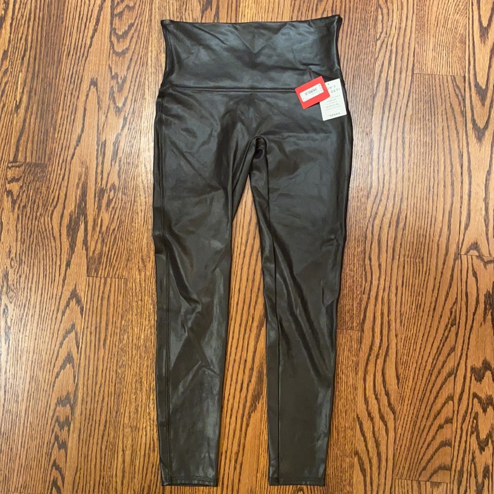 Spanx Faux Leather Legging NWT